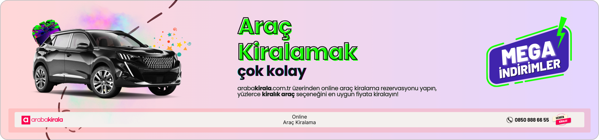 Araç Kiralamak Çok Kolay!